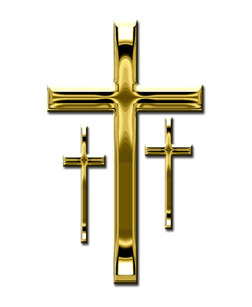 DMC 324 517 GD WT 3 Cross Gold White PROOF